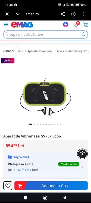 Aparat de vibromasaj