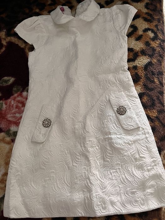 Детское белое платье