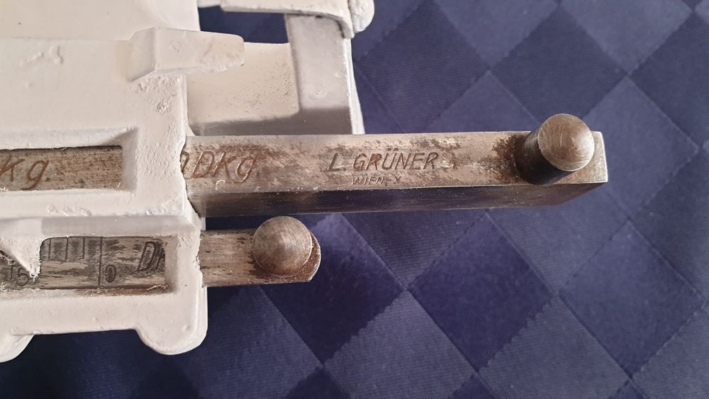 Старинен австрийски кантар L.Gruner.,Ант. мастилница,Поср.комплект WMF