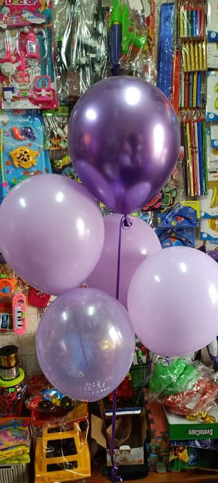 Фонтаны из гелиевых шаров