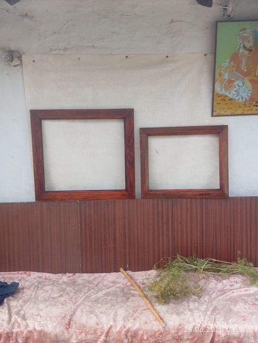 Картина, обрамление картины.. Рога для поделок.