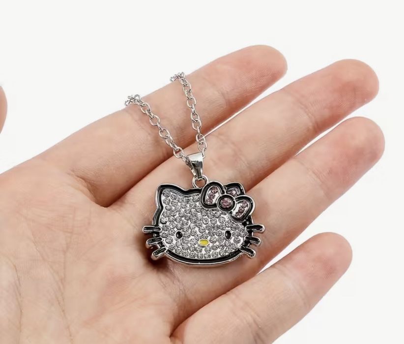 Кулон на цепочки hello Kitty