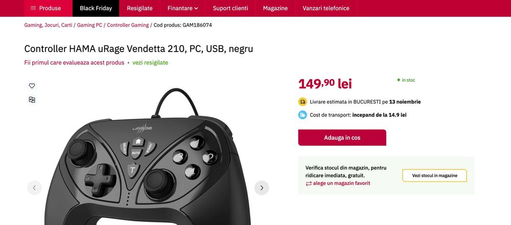 Fifa PS4 + Joystick PC Hama uRage Vendetta 210