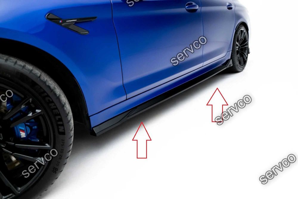 Praguri compatibil cu Bmw M5 F90 / F90 Facelift 2017-2024 v3 - Maxton Design
