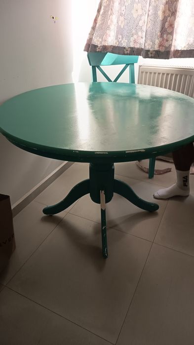 Masa rotunda Boho,lemn ,90 cm