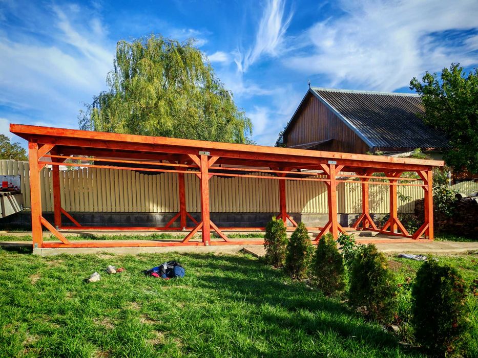 Garaje sau terase din lemn masiv