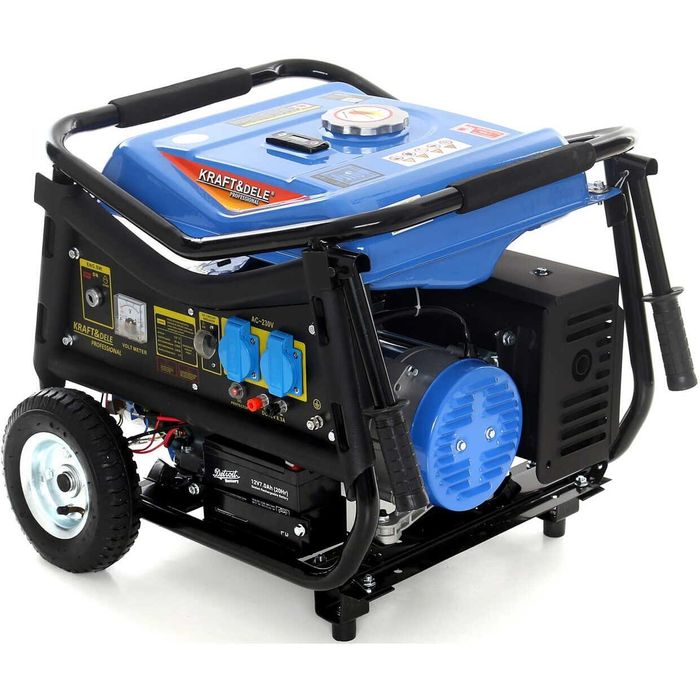 Generator de curent 3000W, roti si manere, 4 timpi, 230 V, 7 CP,