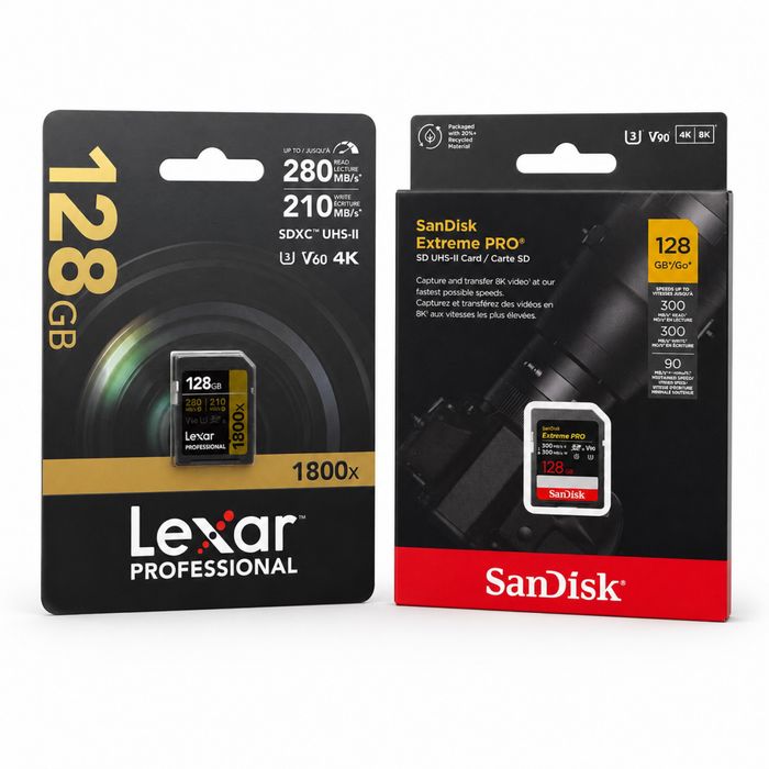SanDisk Extreme PRO V90 / Lexar Professional 1800x V60 / Доставка 24/7