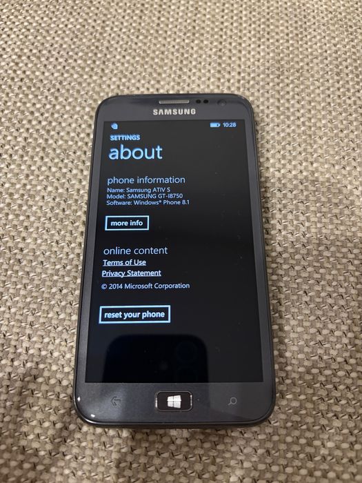 Samsung ATIV S Windows Mobile (GT-i8750) 16GB