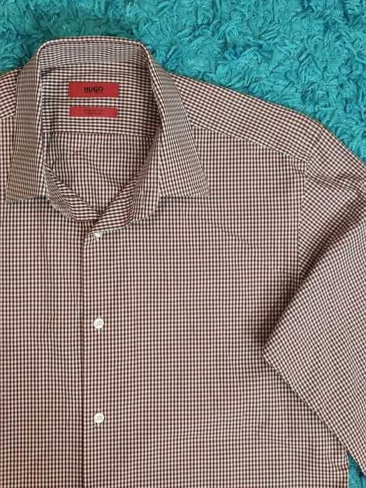 Camasa Hugo Boss - Checkered Burgundy