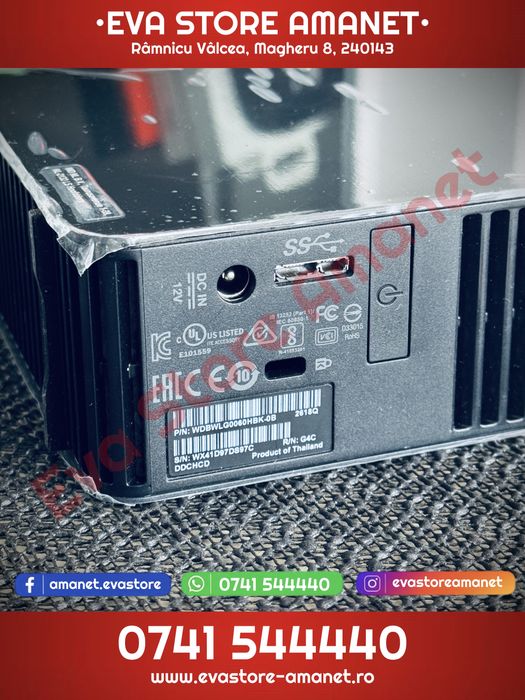 Hard Disk Extern WD Elements Desktop 6TB USB 3.0 Black