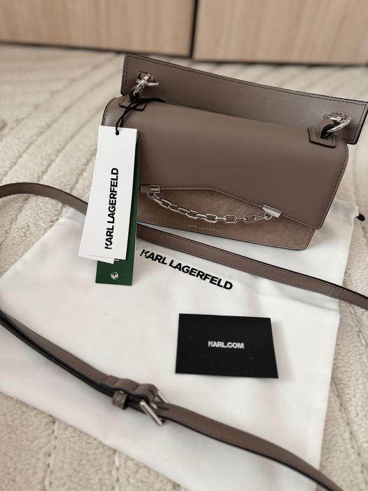 Чанта Karl Lagerfeld оригинална-естествена кожа