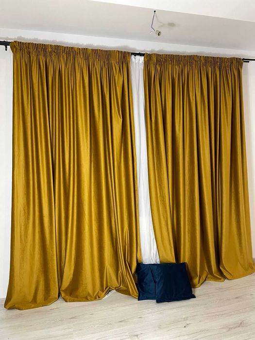 6,5 m Draperii noi din catifea premium blackout 100%
