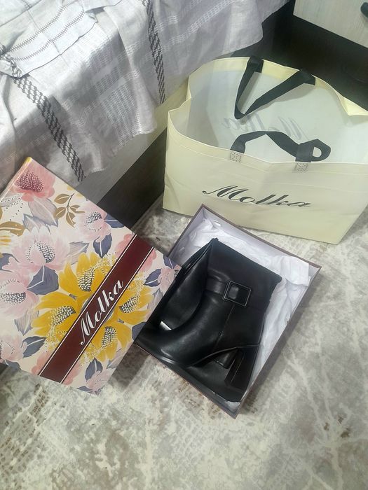 Сапоги кожа натуральная мягкая