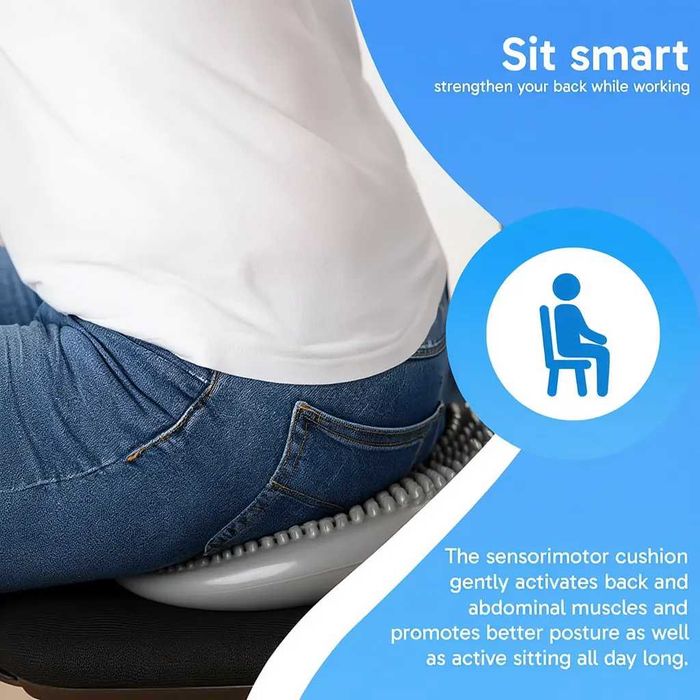 Perna de echilibru cu pompa inclusa pentru scaun birou 32 cm gri