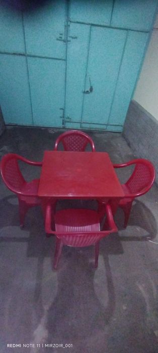 Stol stul plastmast yengi