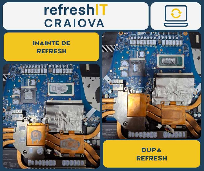 Servicii de diagnoză, curățare și mentenanță PC, Laptop-uri și Console