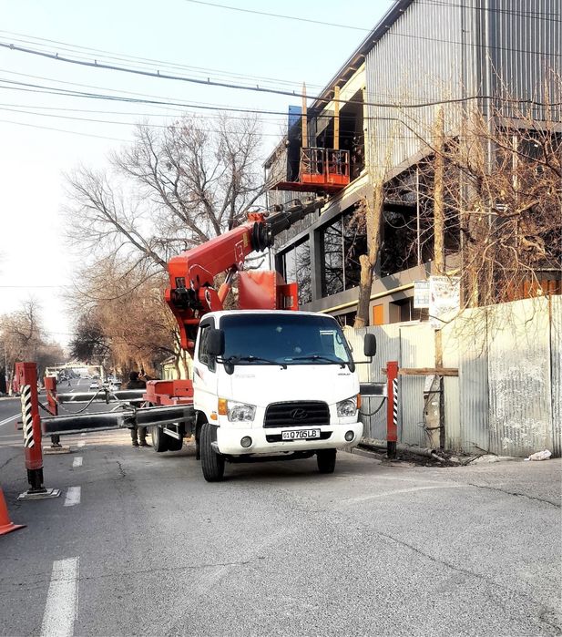 Avtovishka ijara xizmati tajribali xaydovchi bilan avtolift автовышка