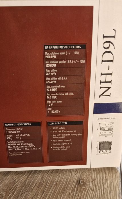 Охлаждане за процесор Noctua NH-D9L