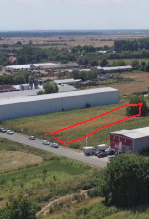Vand teren intravilan industrial- 5840 mp cu deschidere 24 ml , Jilava , Steaua Sudului