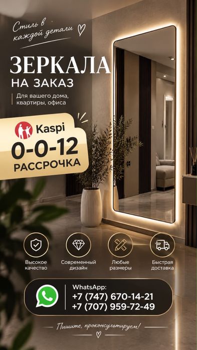 Изготовление зеркало