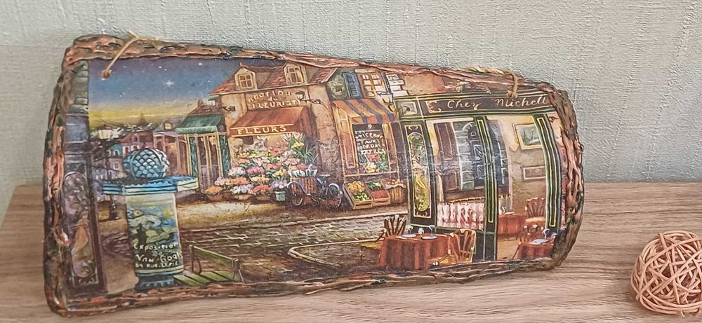 Декоративна керемида - декупаж