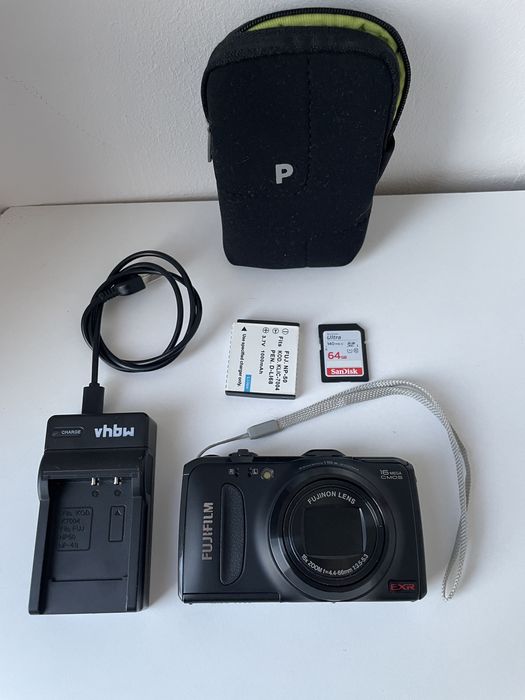 Camera Foto Digitala FUJUFILM Finepix F600EXR Black, 16MegaPixeli, 15x Optical Zoom, Digital Compact Camera 4.4-66mm F/3.5-5.3