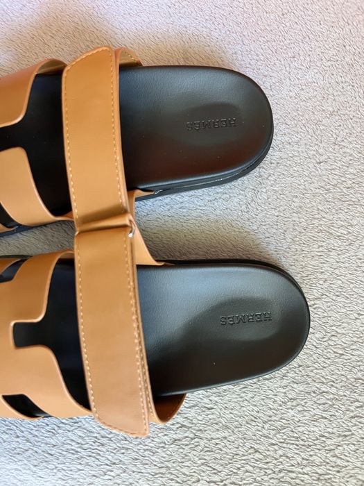 Hermes чехли естествена кожа