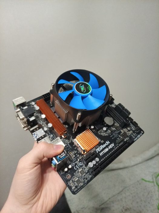 Продам комплект Материнка + Процессор + Кулер