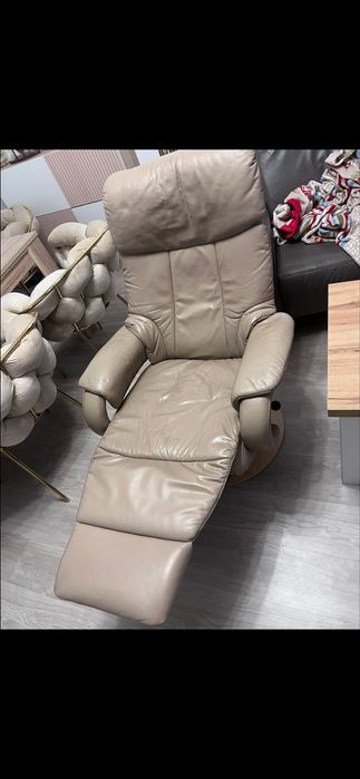 Fotoliu din piele naturala