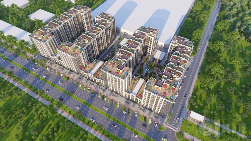 Продается  1 комнатная квартира. Ж.К. Чимган Хилс. Эко базар