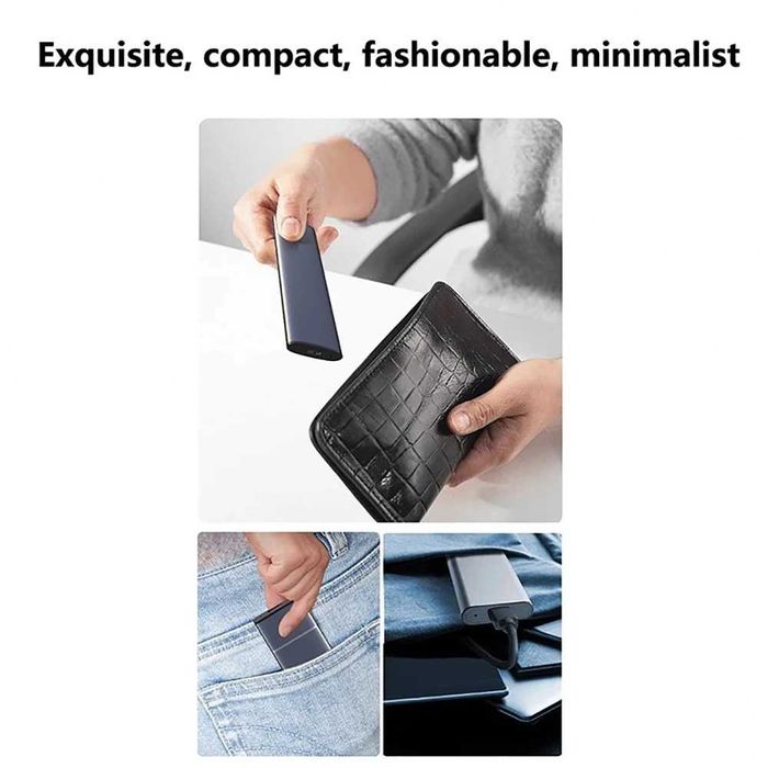 Adaptor SSD M.2 NGFF / NVMe la USB-C rack extern carcasa metalica