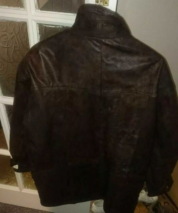 Haina piele barbati XL marca Union River Anglia durabila vezi pe Publi