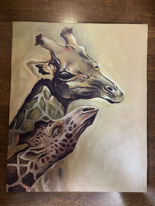 Картина с жирафи