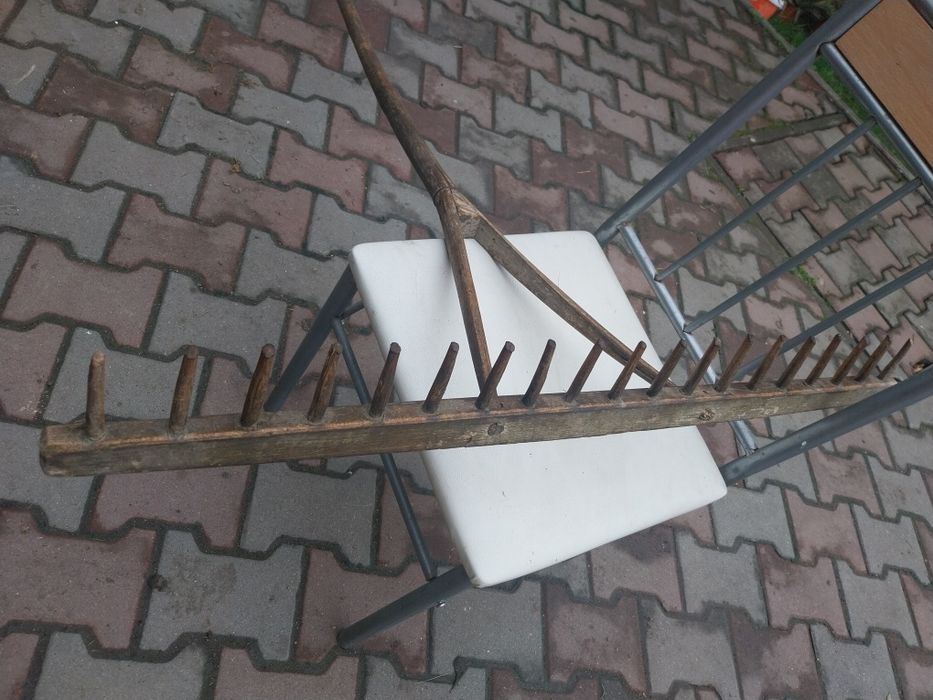 Vand grebla din lemn pt strâns fan