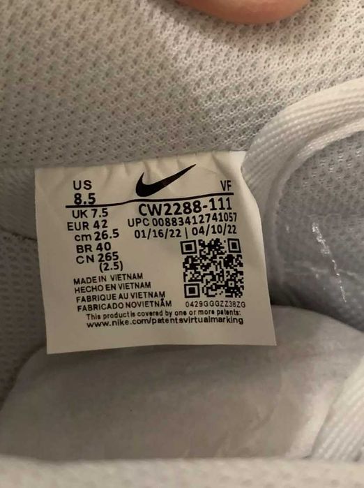 *ULTIMELE STOCURI* Adidasi Air Force 1 - triple white