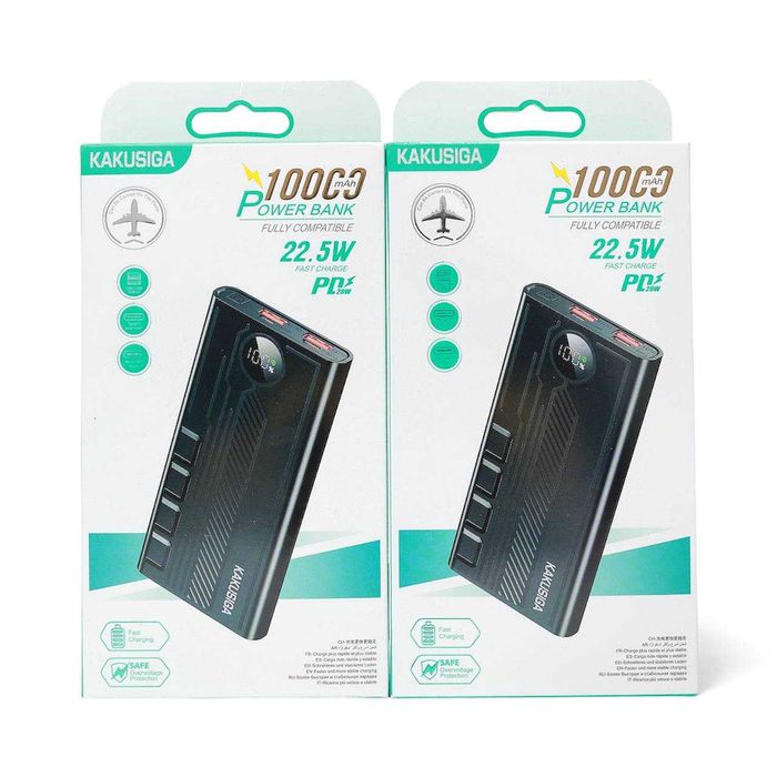 Original Power Bank KAKUSIGA 10000mAh | 22.5W Fast Charge | Poverbank