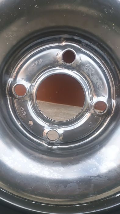 Метална джанта 14' с нова гума за Рено- 4х100, ф 60,1мм