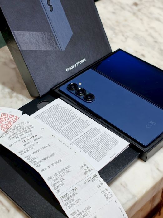 Samsung Galaxy Z Fold 6 Navy 512/12gb! Нов ! Гаранция Технополис!