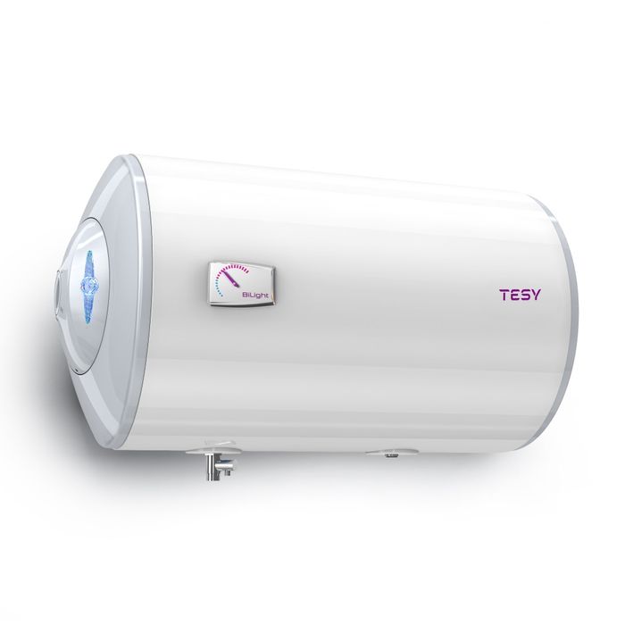 Нов хоризонтален бойлер Теси/Tesy 80 литра BiLight  дясно/ляво упр