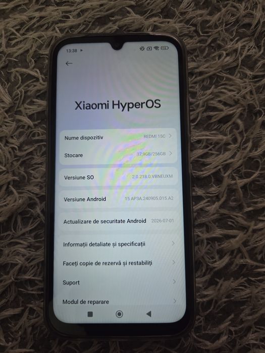 Vand Xiaomi Redmi 15c