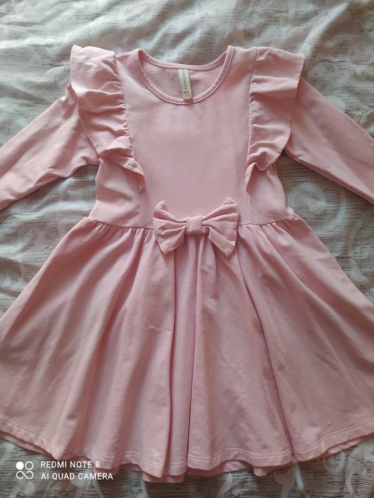 Разкошна рокличка с дълъг ръкав р.122