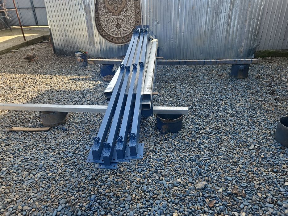 Vând panouri de gard din tabla ondulata, garaje auto