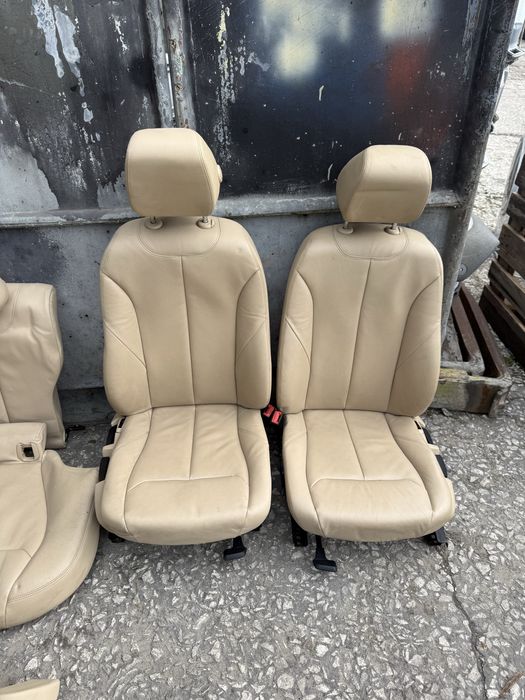 Кожен салон за BMW F30 бежов ном681