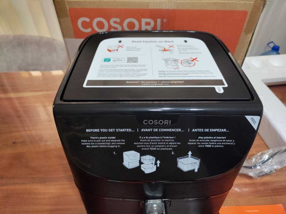 Чисто нов COSORI Premium Air Fryer CP158-AF 5.5L (Разопакован)