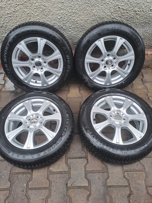Set Roti ,Jante Aliaj 5x114.,3 16"Originale Renault cu.Anvelope Iarna Dunlop 205/60 R 16  Dot 2020