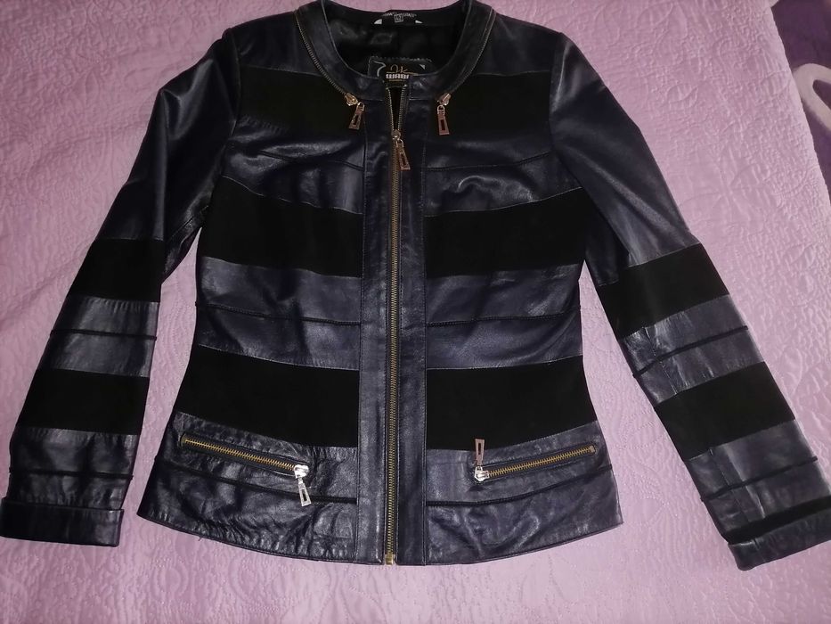 Дамско яке, естествена кожа