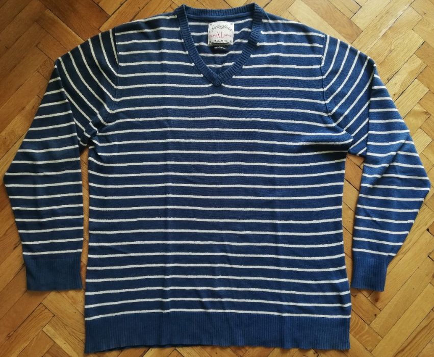 Springfield лен - памук пуловер