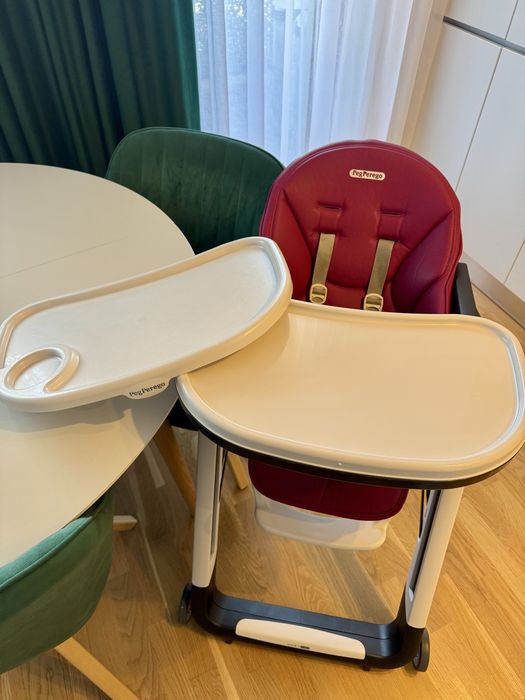 Scaun de masa 2 in 1 Peg Perego Siesta Follow Me, Visiniu