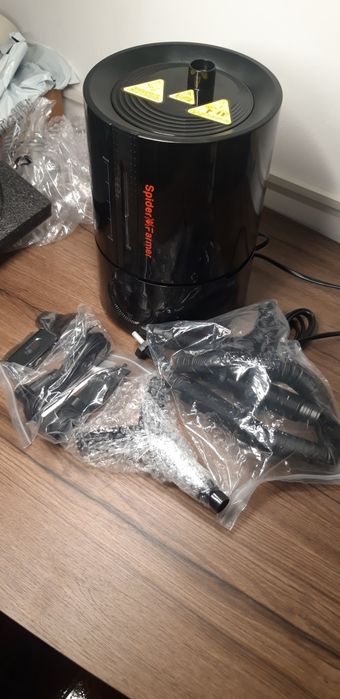 Umidificator Ultrasonic Spider Farmer GGS Smart 5 L, Control Umiditate 35-95%, 4 Niveluri Abur, Higrometru Integrat, Timer